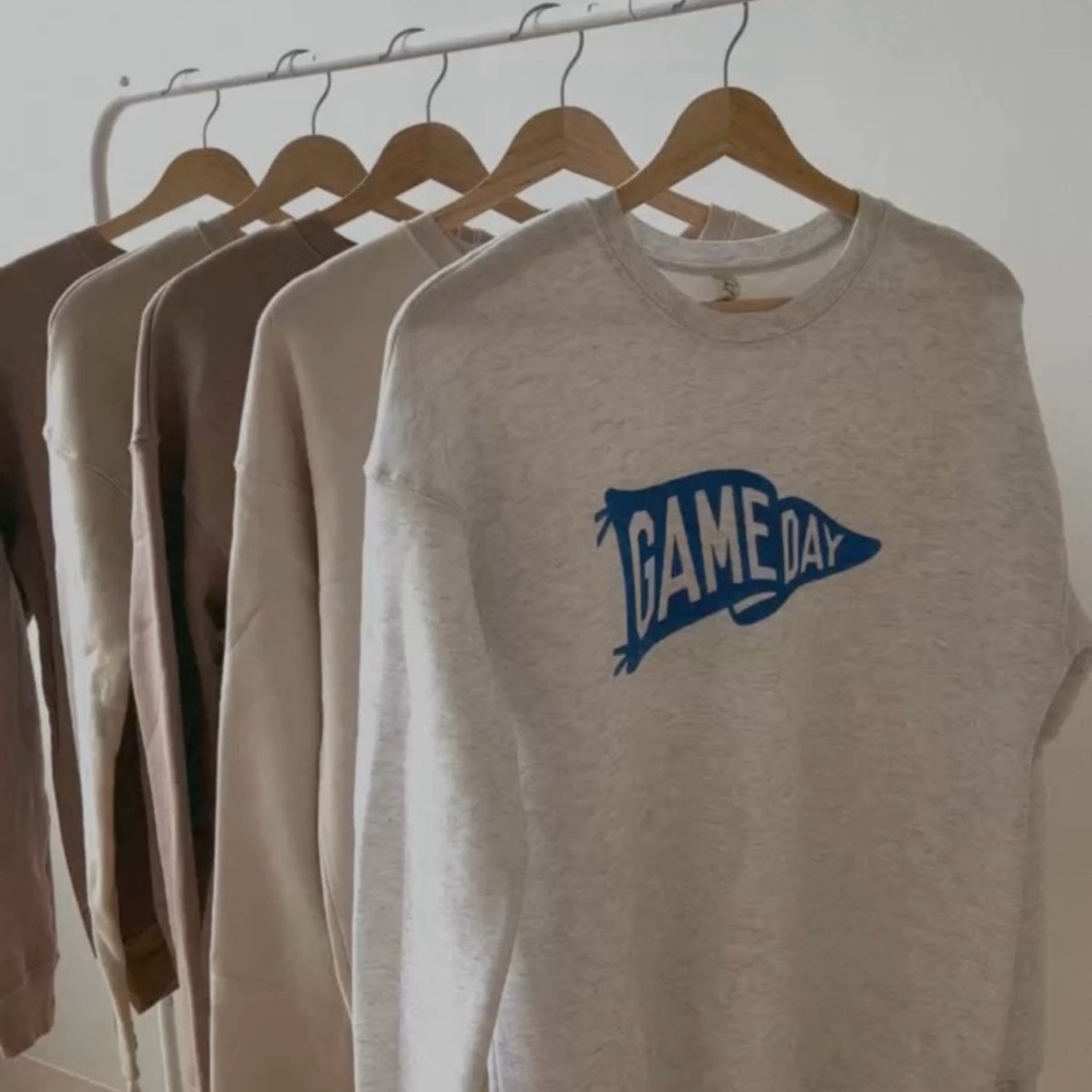 Gray 'Game Day' Sweatshirt